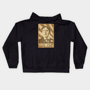 Oscar Wilde Retro Propaganda Kids Hoodie